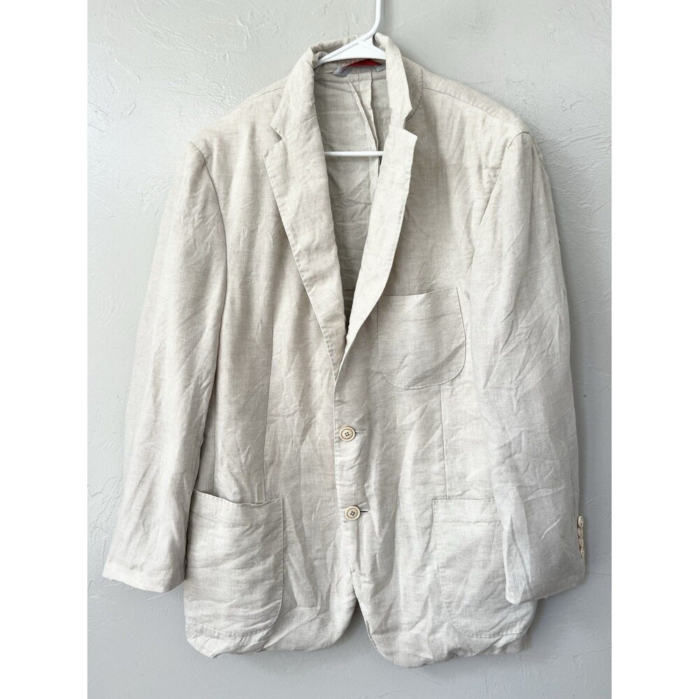 Samuelsohn 100% Linen Blazer  Mens 44R Two Button Blazer Sportcoat Canada